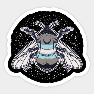 Demiboy Bee Proud LGBT Pride Flag Sticker